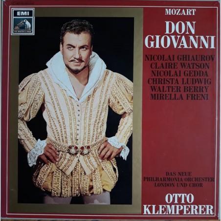 Mozart-Don Giovanni- Klemperer-Ghiaurov-Gedda, Christa Ludwig-Freni| HMV– 1C 165-00 061/64-4 LP-Box