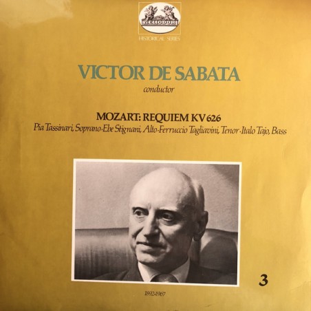 Mozart-Requiem (KV 626)-Victor De Sabata-Ferrucio Tagliavini- Italo Tajo |Heliodor ‎– 88 005