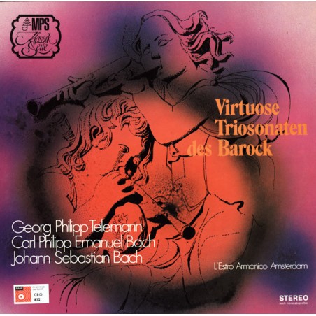 Telemann- Bach C. Ph. E. - J.S. Bach – Virtuose Triosonaten Des Barock|1971    MPS Records ‎– CRO 832