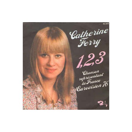 Ferry Catherine ‎– 1, 2, 3|1976    Barclay ‎– 62204-Single