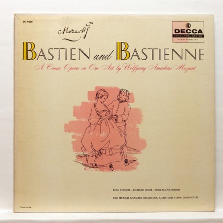 Mozart-Bastien And Bastienne-  Munich Chamber Orchestra ‎|London Records ‎– DL 9860