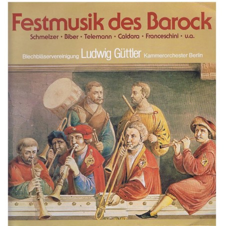 Festmusik Des Barock- Blechbläservereinigung Ludwig Güttler-Hartmut Haenchen ‎|Pandora-91612 2