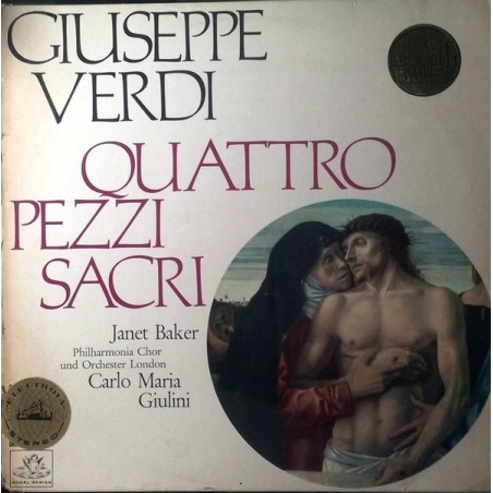 Verdi -Quattro Pezzi Sacri- Philharmonia Orchestra -Giulini  |1963   EMI Electrola ‎– C 065-00 016