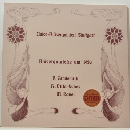 Hindemith-Villa-Lobos-Ravel -Bläserquintette Um 1920- Aulos-Bläserquintett-Stuttgart | PAN OV-30 110