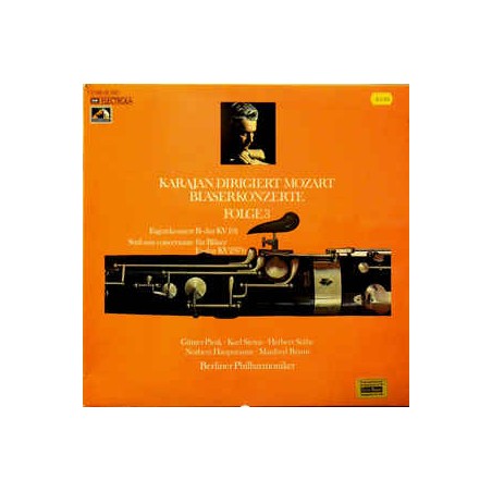 Mozart -Bläserkonzerte-Folge 3 -Berliner Philharmoniker – Karajan |1973    EMI-1C 065-02 240