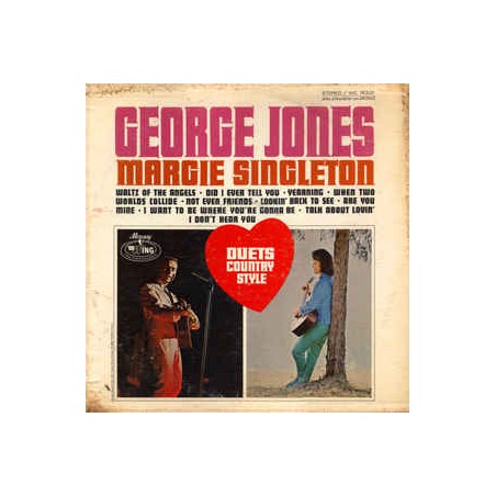 Jones George & Margie Singleton ‎– Duets Country Style|Mercury Wing ‎– WC 16331