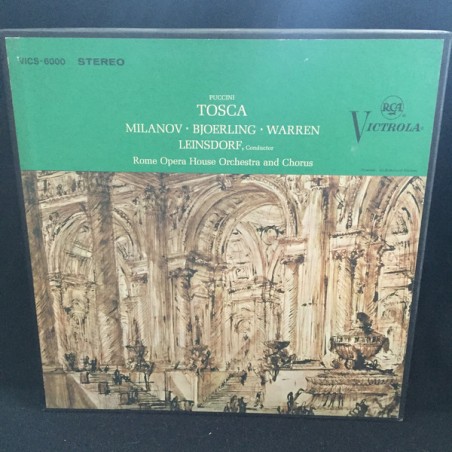 Puccini -Tosca- Milanov-Bjoerling-Warren- Leinsdorf|1964    RCA Victrola ‎– VIC 6000-Mono !!