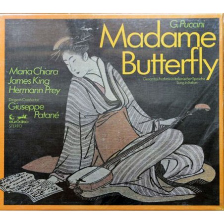 Puccini -Madame Butterfly- Chiara-King- Prey-Guiseppe Patané|Eurodisc ‎– 62320-3 LP-Box