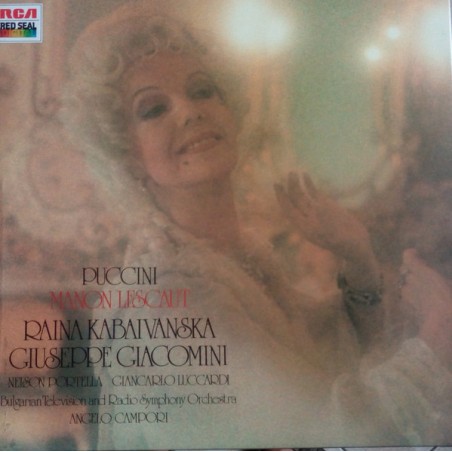 Puccini ‎– Manon Lescaut-Raina Kabaivanska, Giuseppe Giacomini, Campori Angelo |1986
