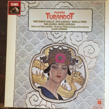 Puccini -Turandot -Lombard-Freni-Caballe|1978    EMI ‎– 1C 165-03 282/84 -Quadraphonic-3 LP-Box