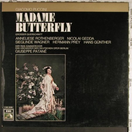 Puccini ‎– Madame Butterfly - Großer Opernquerschnitt In Deutscher Sprache Der Rias-Kammerchor |EMI ‎– 1C 063-29006