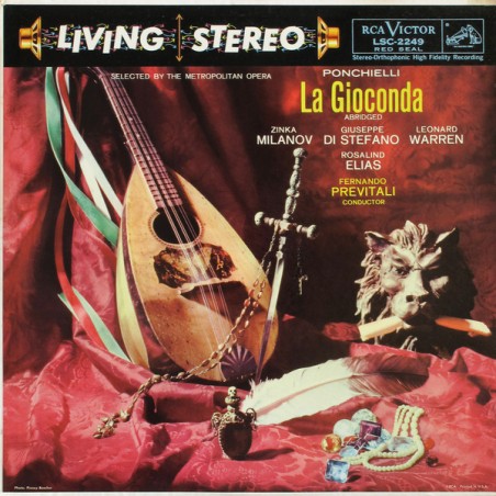 Ponchielli-La Gioconda (Abridged)- Milanov-di Stefano-Previtali ‎|1959     RCA Victor Red Seal ‎– LSC-2249