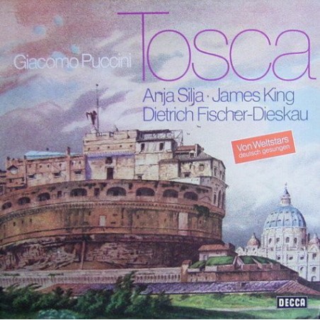 Puccini -Tosca - Arien Und Szenen In Deutscher Sprache-Maazel ‎| Decca ‎– 6.41801