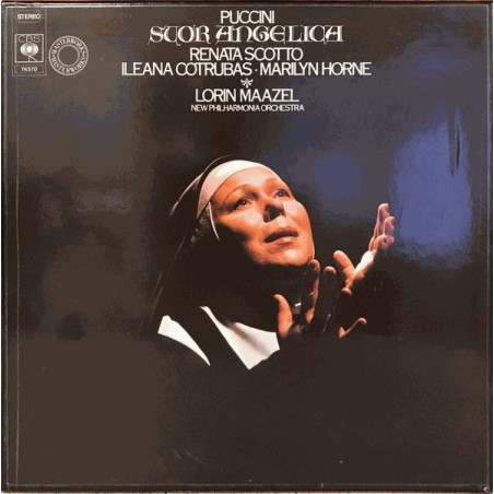 Puccini– Suor Angelica - Scotto-Horne-Cotrubas-Maazel |1977   CBS Masterworks ‎– 76570-Box Set