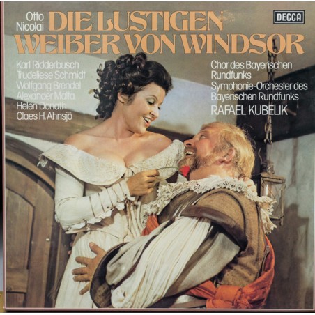 Nicolai -Die Lustigen Weiber Von Windsor -Orchester Des Bayerischen Rundfunks-Kubelik ‎|1977  Decca ‎– 6.35391 -3 LP-Box