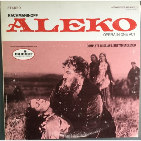 Rachmaninoff ‎– Aleko - Opera In One Act|1975    Monitor Records – HS 90102/3