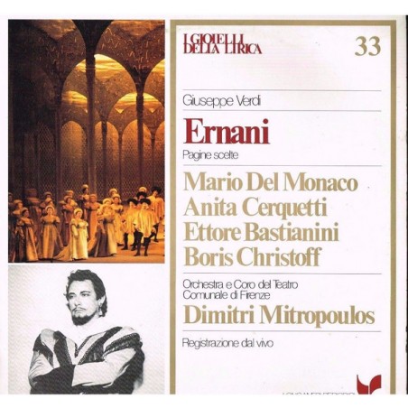Verdi Giuseppe ‎– Ernani-del Monaco|1981   Longanesi Periodici ‎– GML - 33