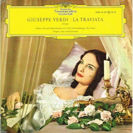 Verdi -La Traviata- Schmidt-Isserstedt- Stader - Haefliger - Winters ‎|DG-LPEM 19 139