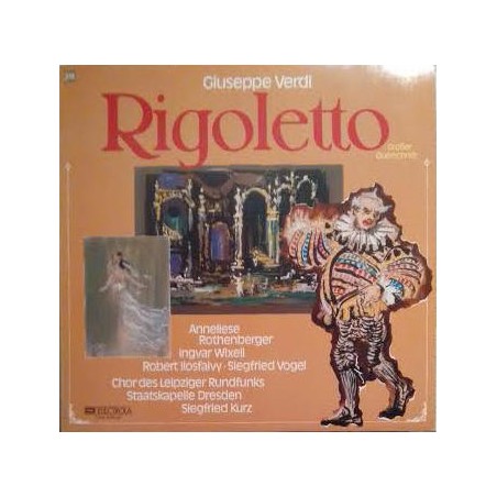 Verdi ‎– Rigoletto (Großer Querschnitt In Deutscher Sprache)|EMI Electrola ‎– 34 645 2-Club Edition