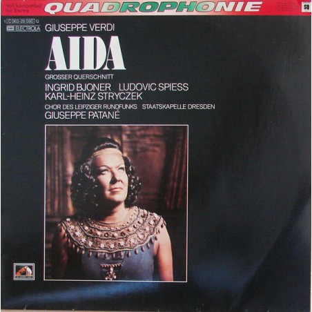 Verdi-Aida (Grosser Querschnitt) - Bjoner-Spiess-Stryczek|1974   	EMI-1C 063-29 090 Quadraphonic