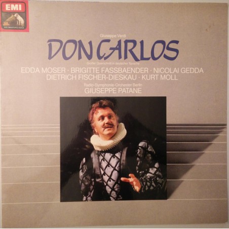 Verdi- Don Carlos-Moser-Fassbaender -Gedda-Fischer-Dieskau-Moll -Patane |1974   EMI-1C 061-28 960 - Quadraphoni