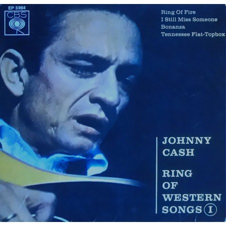 Cash ‎Johnny – Ring Of Western Songs I|CBS ‎– EP 5964-Single-EP