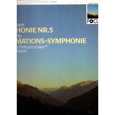 Beethoven-Mendelssohn-Symphonie Nr.5 / Reformations-Symphonie- Berliner Philharmoniker-Maazel ‎|DG – 419 643-1