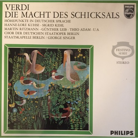 Verdi-Die Macht Des Schicksals (Höhepunkte In Deutsch) Theo Adam|Philips ‎– 839 570 VGY