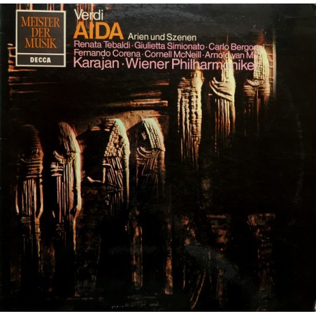 Verdi-Aida-Arien Und Szenen -Tebaldi-Bergonzi-Simionato-Karajan|Decca ‎– SMD 1140