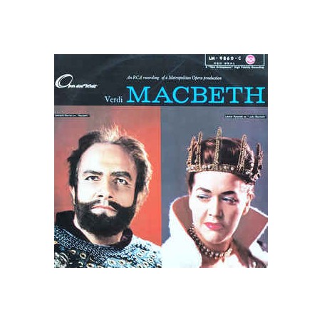 Verdi-Macbeth- Rysanek -Metropolitan Opera Production|1959   RCA Victor Red Seal ‎– LM-9860-C
