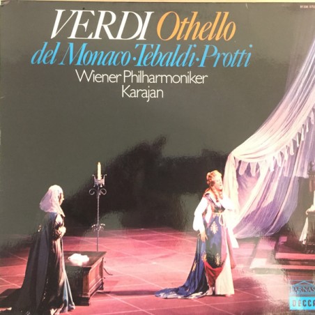 Verdi ‎– Othello-del Monaco-Tebaldi|1961    Decca Club Edition Parnass ‎– 92 336