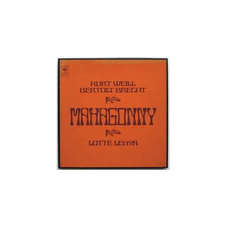 Weill Kurt - Bertolt Brecht-Mahagonny -Lotte Lenya ‎|1972   CBS 77341-3 LP-Box