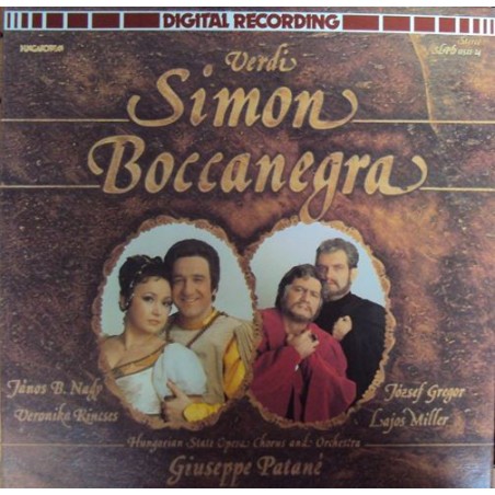 Verdi-Simon Boccanegra-Miller-Kincses-Gáti-Patanè|1983   Hungaroton ‎– SLPD 12522-24-3 LP-Box