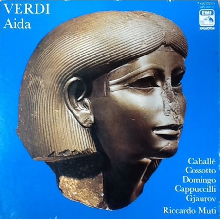 Verdi ‎Giuseppe – Aida-Caballe-Domingo-Muti|1974   Hungaroton ‎– SLPX 12109-3 LP-Box