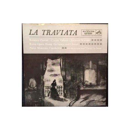 Verdi - La Traviata- Pierre Monteux ‎|RCA ‎– LM-6040-3 LP-Box