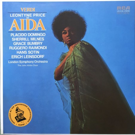 Verdi Giuseppe– Aida- Price-Domingo-Raimondi-Leinsdorf |1971   RCA-LSC 6198-3 LP-Box