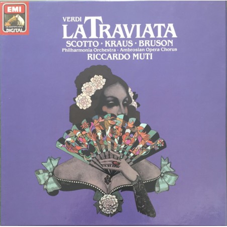 Verdi-La Traviata- Scotto-Kraus-Bruson -Muti ‎|1982   HMV– 1C 165-43 127/29T -3 LP-Box