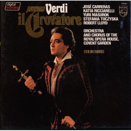 Verdi - Il Trovatore- José Carreras-Katia Ricciarelli -Davis|1981   Philips ‎– 6769 063-3 LP-Box
