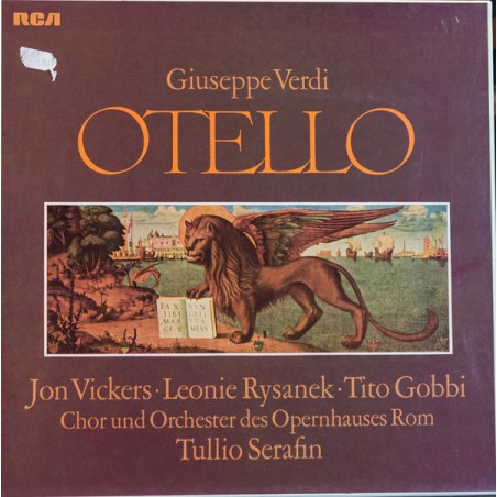 Verdi-Otello- Vickers-Rysanek-Gobbi -Tullio- Serafin |1969   RCA ‎– SMA 25 028R/1-3-3 LP-Box