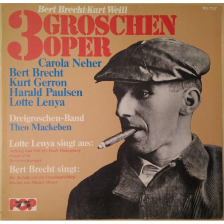 Brecht Bert - Kurt Weill ‎– 3 Groschenoper|1974   POP75 ‎– PO 7107