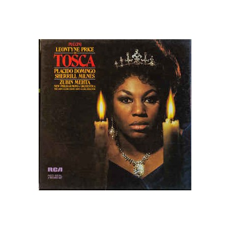 Puccini– Tosca-Price-Domingo-Milnes-Mehta |1973   RCA Red Seal ‎– 38 281 2-2 LP-Box