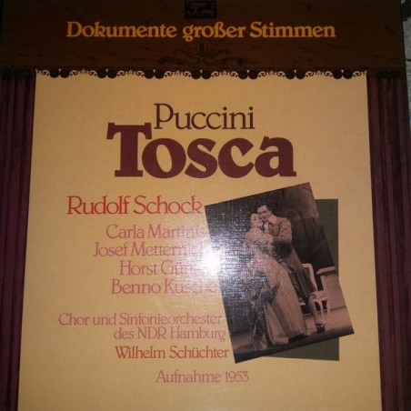 Puccini Giacomo – Tosca-Schock-Schüchter|Eurodisc 300727-420-2 LP-Box