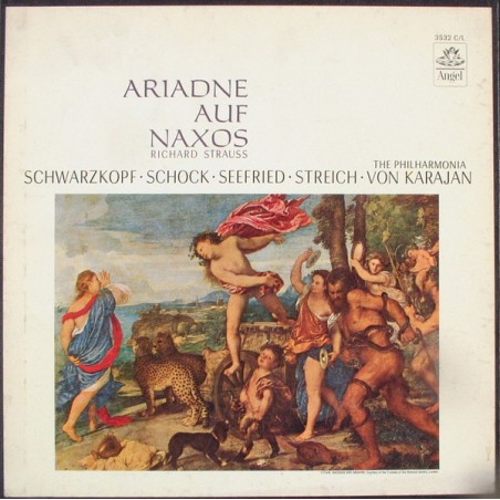 Strauss Richard - Ariadne Auf Naxos -Schwarzkopf -Seefried-Schock-Prey-Karajan |1955    Angel Records ‎– 3532 C/L-3 LP-Box