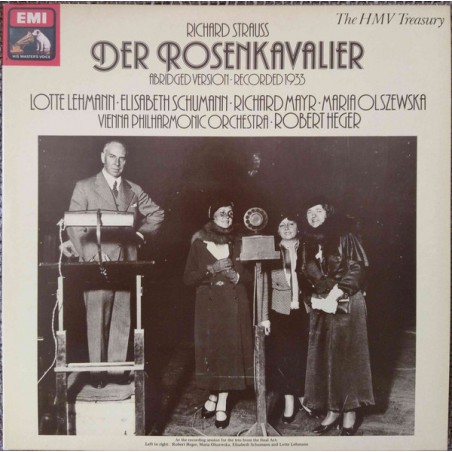 Strauss Richard -Der Rosenkavalier (Abridged Version)-  Lehmann Olszewska -Heger ‎| HMV ‎– RLS 7704