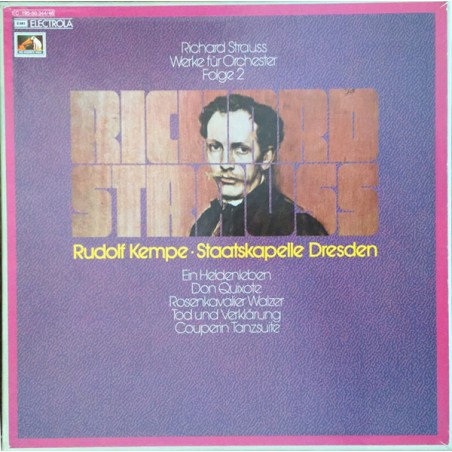 Strauss Richard - Werke Für Orchester Folge 2-Rudolf Kempe |1974  EMI ‎– C 195-50 344/46-3 LP-Box