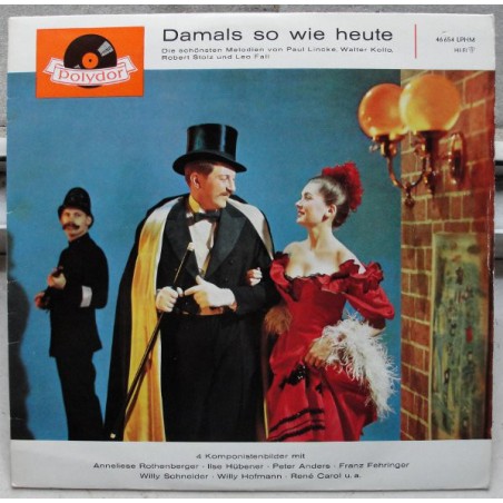 Various ‎– Damals So Wie Heute|1962   Polydor ‎– 46 654 LPHM