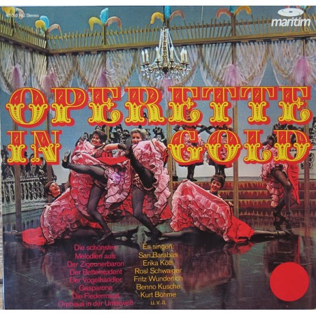 Various ‎– Operette In Gold|Maritim ‎– 47 010 NU