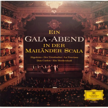 Various ‎– Ein Gala-Abend In Der Mailänder Scala|DG ‎–95046-Club Edition