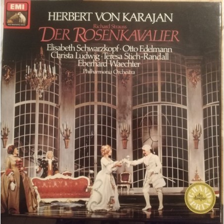 Strauss Richard ‎– Der Rosenkavalier-Schwarzkopf-Edelmann-Ludwig-Waechter-Karajan|Hm´MV-1C 157 1004593 -4 LP-Box