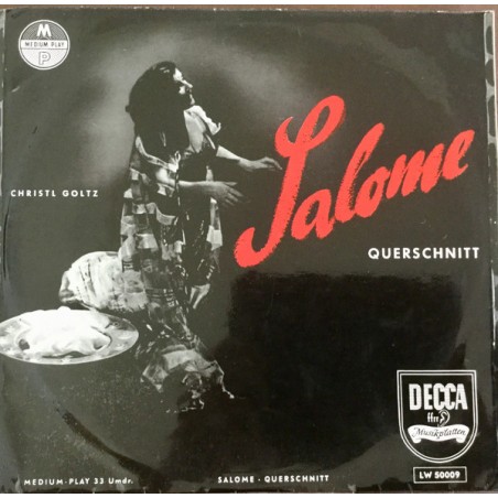 Strauss Richard-Salome-Christl Goltz-Wr. Philharmoniker-Krauss ‎| Decca ‎– LW 50009-  10" Vinyl
